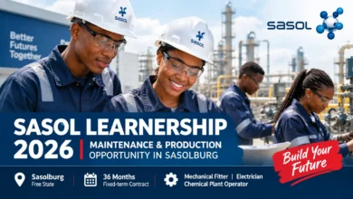 Sasol Learnership 2026: